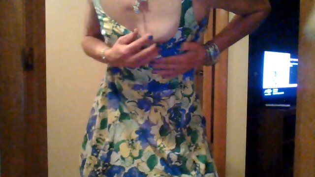 Femboy Tease, Solo Dress