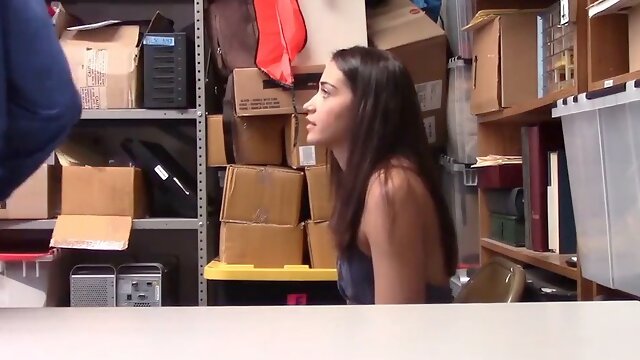 Avi Love gets caught & fucked hard in the shoplifting scene!