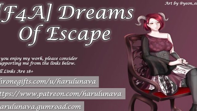 [3Dio ASMR] USE HEADPHONES [F4A] Dreams of Escape