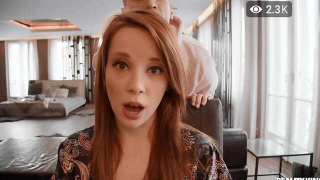 Cute redhead babe Lottie Magne gets fucked well