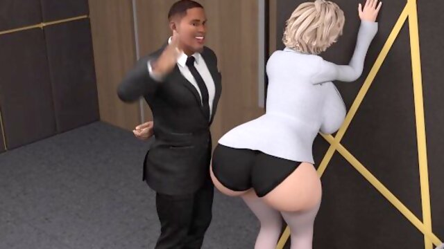 Female Executive gets long dicked by her boss in the office.