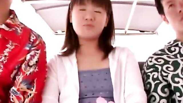 Enticing dream girl at outdoor movie