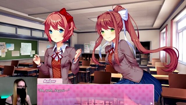 Doki Doki Literature Club! pt. 8 - Close to Sayori in an empty classroom^^