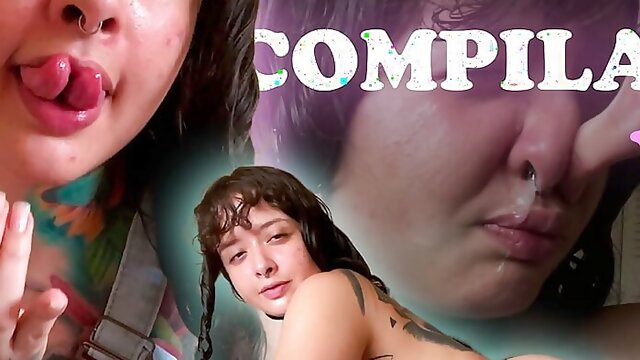 Hairy Pussy Pissing, Hairy Armpits, Farting Compilation, Alternative Girl