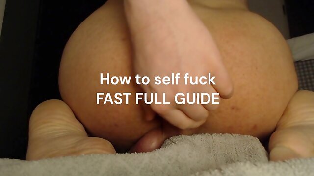 Self Screwing Guide - Nymphomaniac Trans Damsel How To Self Bang And Buttfuck Internal Ejaculation Your Own Backside