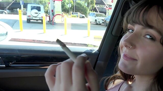 Homemade POV video of a brunette babe being fucked - Serena Hill