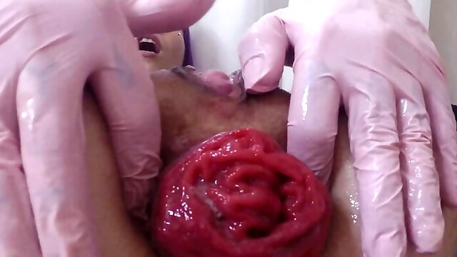 Pussy Prolapse, Dirty Talk Fisting, Skinny Gaping Pussy, Anal Prolapse Fucking