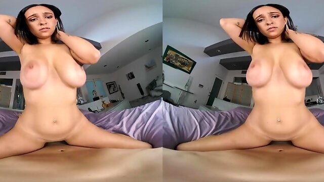Busty mommy horny VR porn