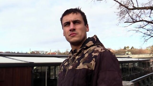 Edgy-looking Czech stud getting fucked in POV