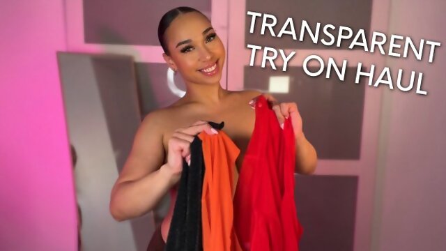 Transparent Clothes Try On Haul  BabygirlHazel