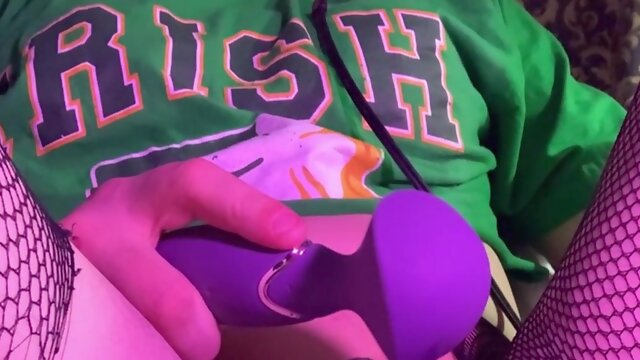 Lovely Chaste Femboy Plays with Vibro and Fake Penis Before She Shoots A Load In Her Box