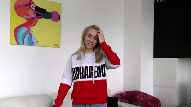 First Time Casting Couch Hot Blonde Lil Karla