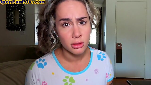 Stepdaughter enjoys pounding in POINT OF VIEW with naughty stepfathe