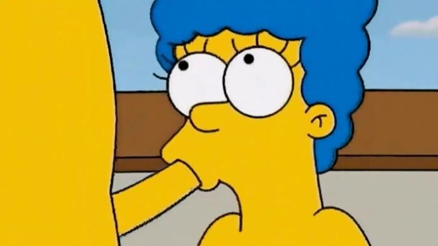 MILF Marge Simpson cheating