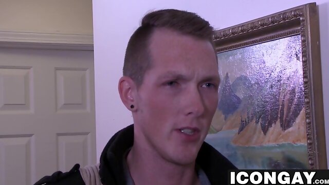 Big stiff pole daddy hammering hard at this hunks asshole