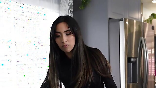 Struggling College Latina Student Earns Extra Income As A Babysitter And A Moaning Slut - TeamSkeet