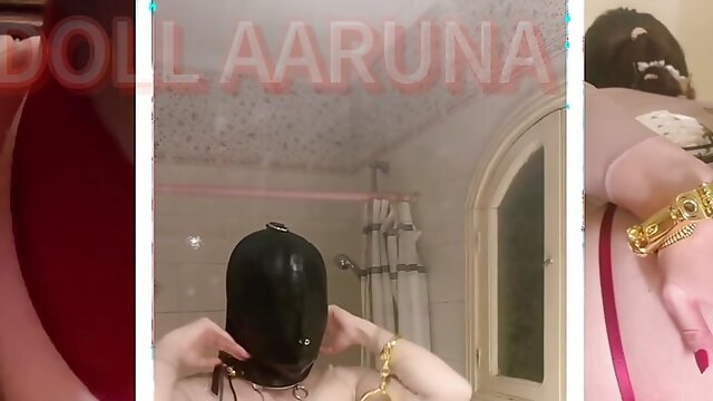 Slave Doll Aaruna Diary 2 (endless moans from electric metal butt plug and chastity belt)