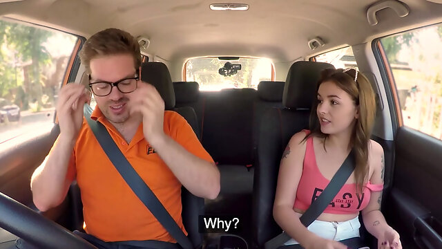 Voiture, Publique, Amatrice, 18 Ans, Ados