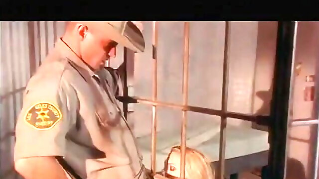 Sexy Blonde Prisoner with an Amazing Body Blows the Guard, Takes His Cock