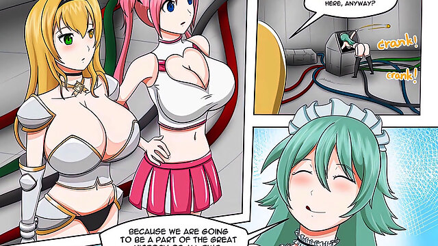 The expansion of time 1 - Universe size inflation comic manga porn