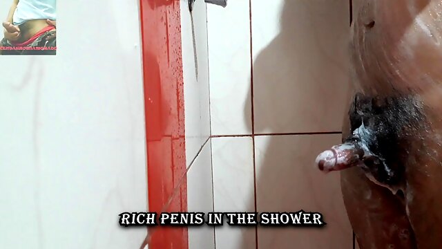 PLAYING WITH THE COCK IN THE BATHROOM