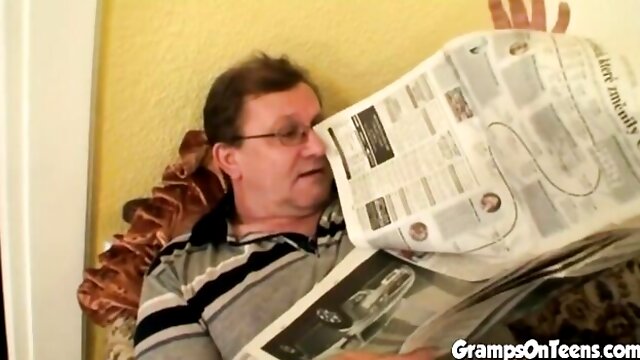 Cumshot movie with flattering truelove from Gramps On Teens