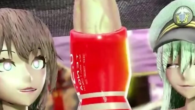 Futa Futanari Anal Gangbang DP Orgy Huge Cumshots 3D Hentai Anime