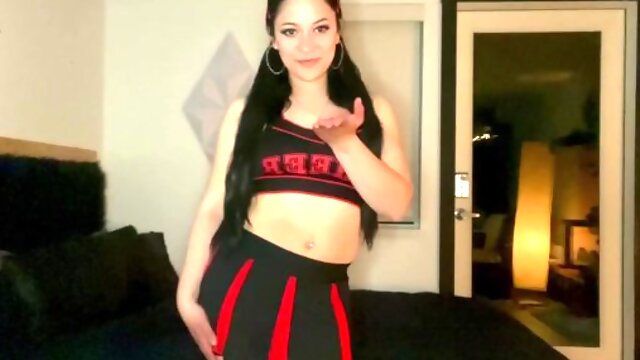 Latina College Cheerleader Twerks Sucks Your Dick And Squirts