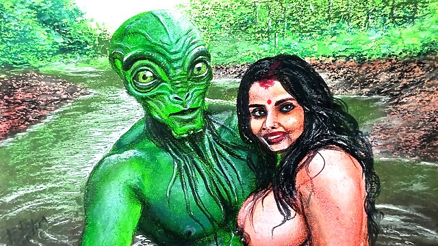 3d Animation, Indian Cartoon, Sexy Bhabhi, Desi Forest, Babe, Erotic, Outdoor