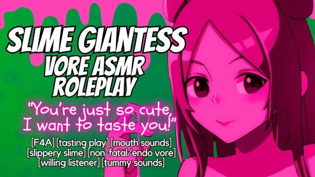 [Audio only] Giantess Slime Swallows You Because Youre Cute! Non Fatal Vore ASMR Roleplay