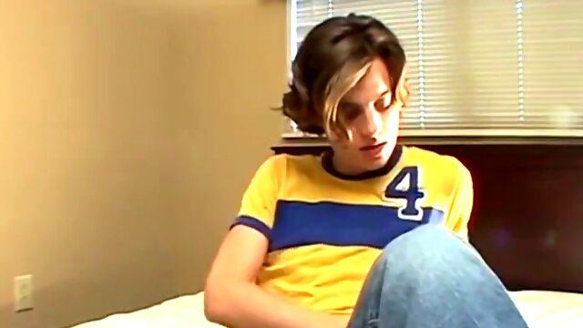 Solo caressing with a gorgeous chain smoker who cums wildly