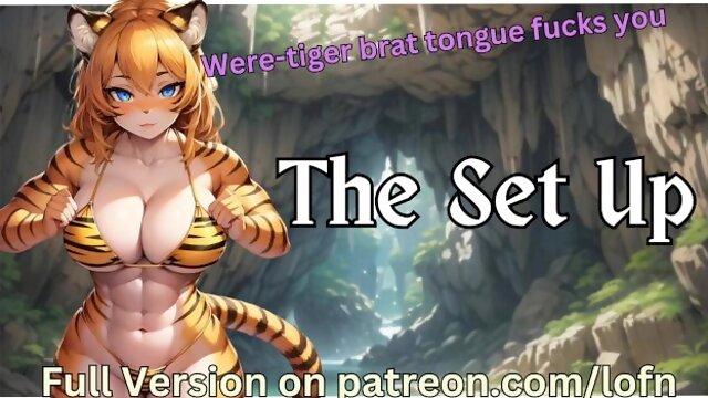 [F4A] The Set Up - Bratty Were-Tigress Tongue Fucks