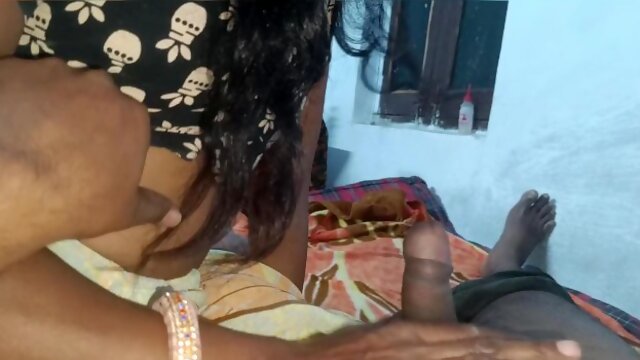 Indian Village wife Homemade Handjob Blowjob and fucking
