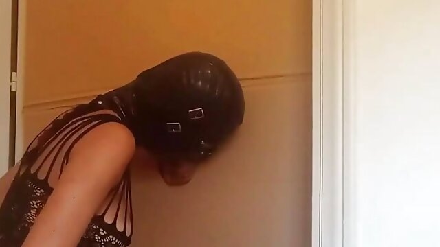 40 Mins Full Video Wearing High Heels and Catsuit and Taking a Cock Down My Mouth and Pussy in Gloryhole