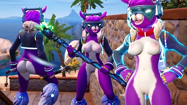 Fortnite Nude Game Play - Dj Bop Nude Mod [18+] Adult Porn Gamming