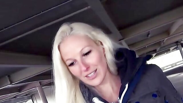 Real POV MILF fucked outdoor on public parking by sex date