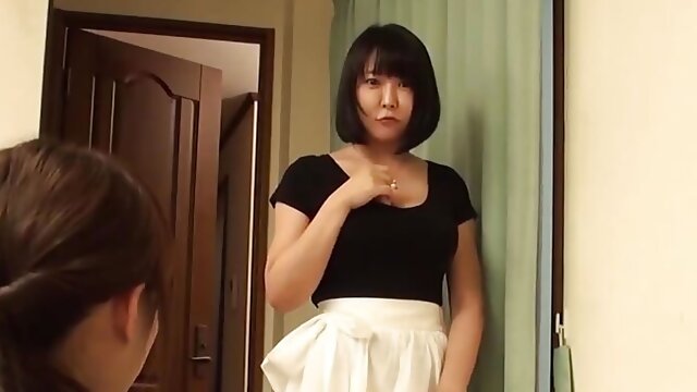 Arisa & Yuzu - Two Overly Erotic Busty Babes Seduce, Found Out They Have Shaved Pussy part 3