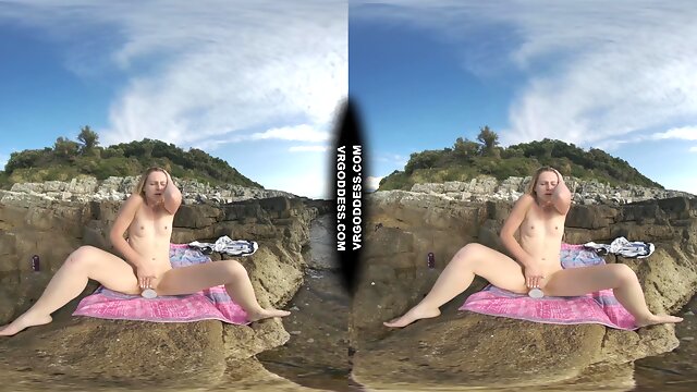 Sunbathing Solo, Risky Outdoor, Public, Beach