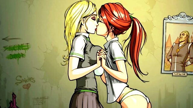 Lesbians In Panties, Innocent, Cartoon
