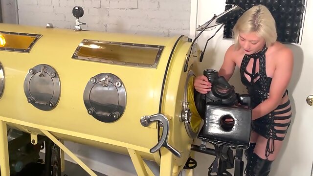 Latex Gimp In The Iron Lung