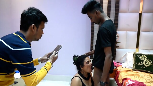 Gangbang Indian, Indonesia Viral, Homemade, Threesome, POV