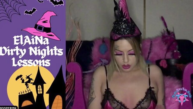 Elaina Dirty Lessons … Cosplay witch, Pawg, Milf, Dildo