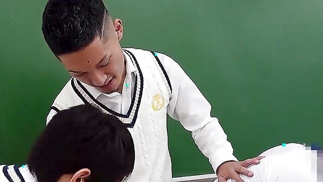 Classroom Gay, Asian Gay Twink