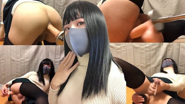 Solo Japanese Anal, Japanese Shemale Cosplay, Cumshot, Amateur