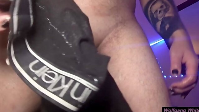 POV I caught you wearing my cum boxers - Hot Roleplay with big cumshot, dirty talk, domination