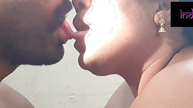 Step Mom and step son kissing and Boobs pressing. Test video 5