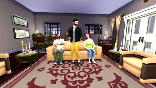 1.3 A married couple welcomes me and I fuck the exhibitionist red head wife in the bathroom