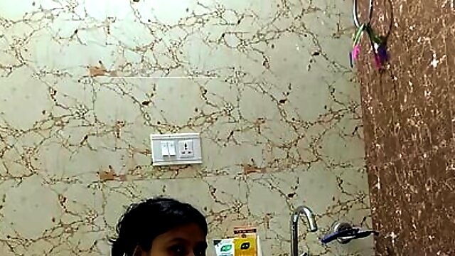 Puja bhabhi bathing in shower