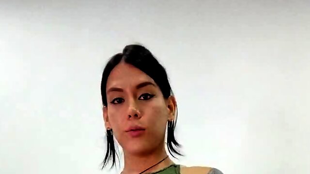 Shemale Solo Masturbation, Sammy