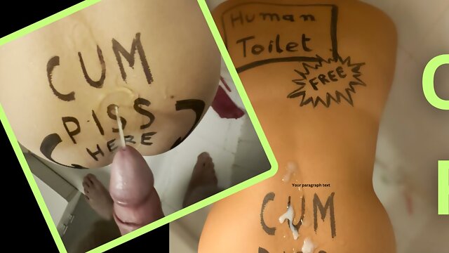 French Slut, Submissive Piss, Toilet Human Furniture